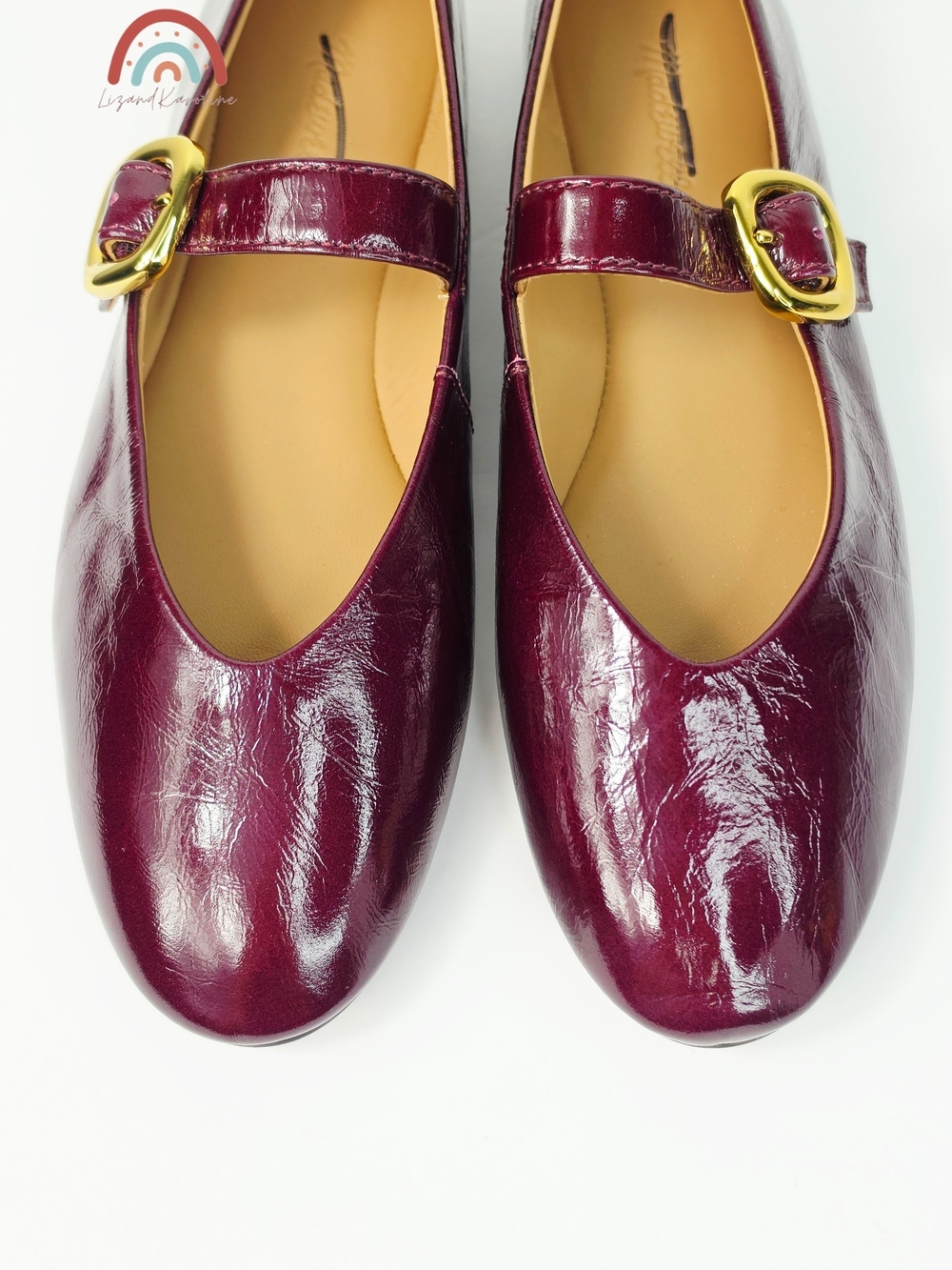 New! Madewell The Remy Mary Jane Flat in Leather Deep Plum 7.5 - Picture 10 of 16